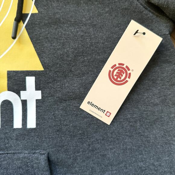 Men's Charcoal Grey Fleece Sweatshirt Hoodie For Outdoors Warm NWT - Size S - Picture 3 of 5